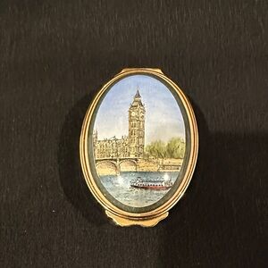 Halcyon Days enamel box “Big Ben”